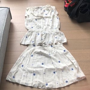 & Other Stories top and skirt set